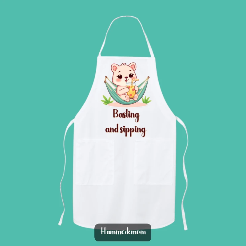 Funny Hammock Mom Animal Apron - Refreshing Chef, Playful Funny Gift