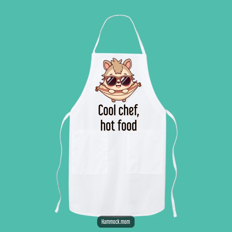 Funny Sunglasses Animal Apron: Cook Up Coolness in the Kitchen