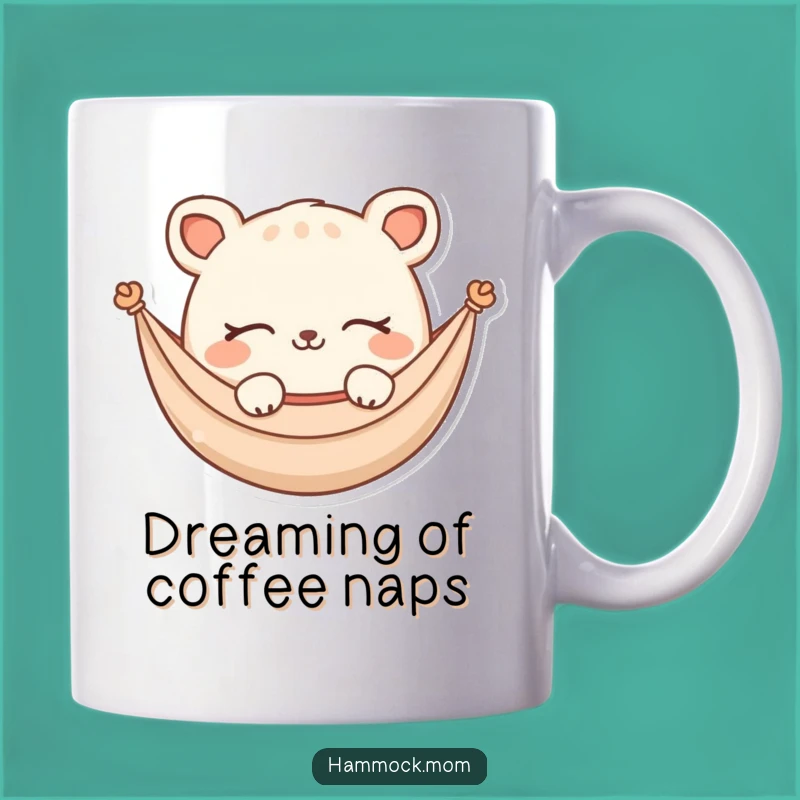 Funny Hammock Animal Mug: Adorable Character Dreaming, Perfect Relaxed Gift