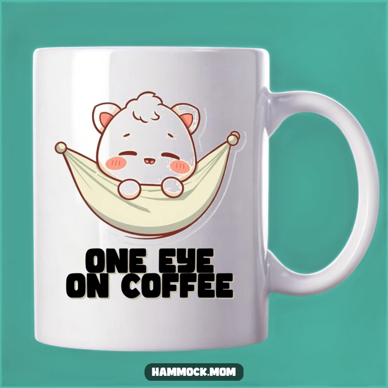 Funny Hammock Animal Wink Mug: A Hilarious Gift for Lazy Days