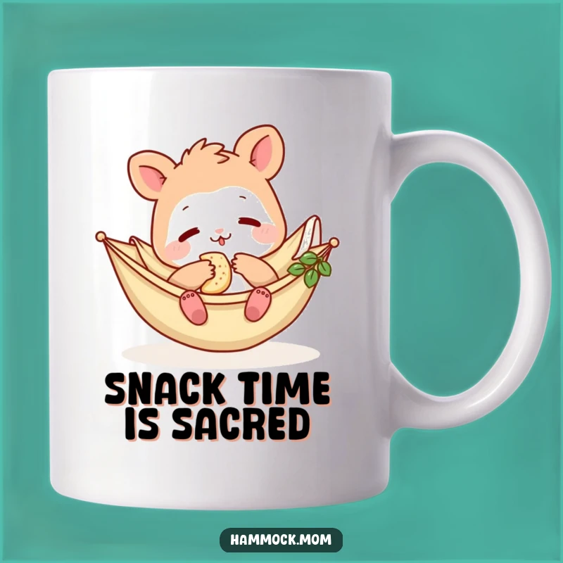 Funny Hammock Mom Animal Mug: Relaxing Snack Time, Hilarious Gift for Mom