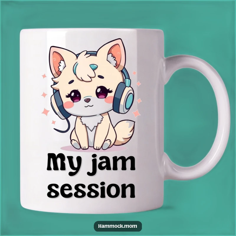 Funny Music Lover Mug: Animal Jamming to Tunes, Perfect Gift
