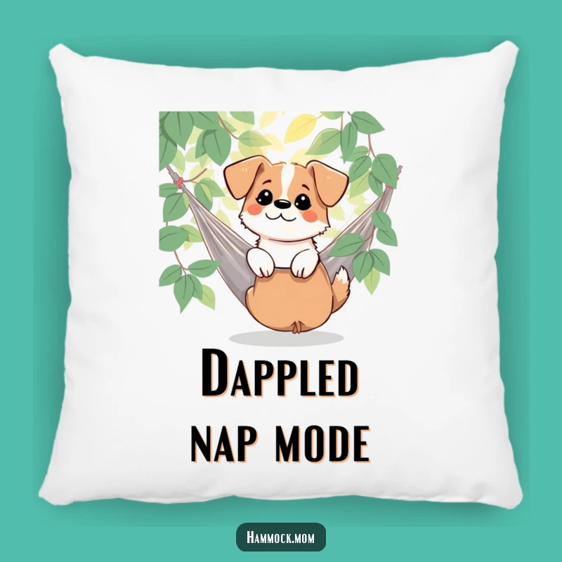 Funny Dappled Sun Dog Hammock Pillow: Nature's Comfort Cushion, Perfect Funny Gift