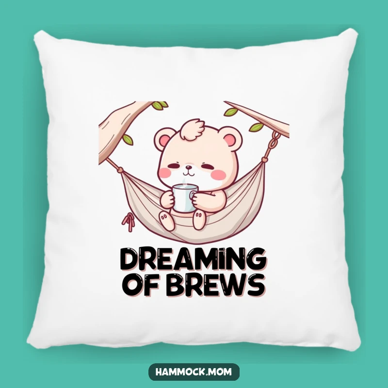Funny Kawaii Hammock Animal Comfort Sip Pillow: Hilarious Accent for Cozy, Laugh-Filled Spaces