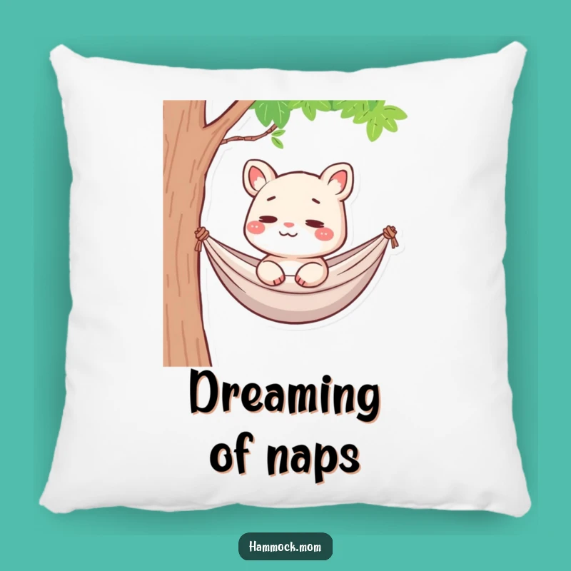 Funny Hammock Mom Animal Pillow: Cozy Contemplation, Hilarious Comfort Gift
