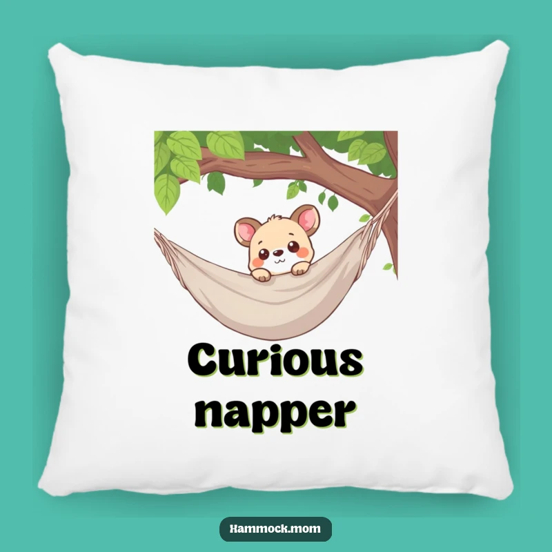Funny Curious Animal Hammock Pillow: Comfort for the Inquisitive
