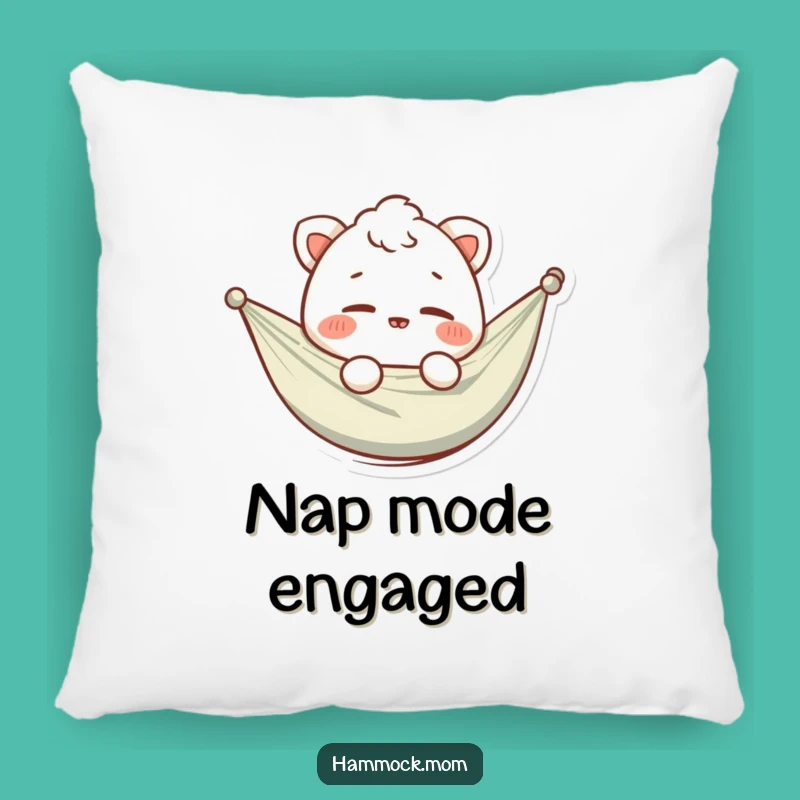 Funny Hammock Animal Wink Pillow: Cozy Comfort with a Hilarious Wink