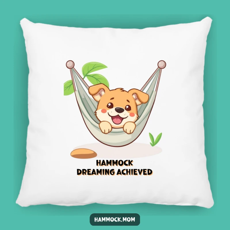 Funny Dog Hammock Pillow: Cozy Amused Pup Cushion, Perfect Decorative Funny Gift