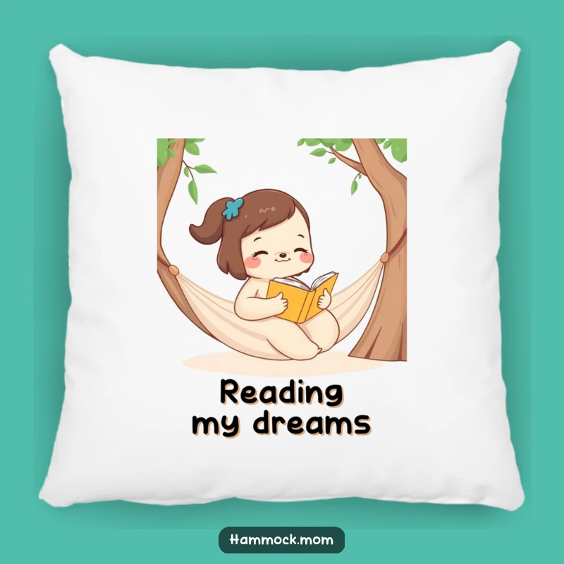 Soft Funny Hammock Mom Animal Pillow - Reading Comfort, Cozy Funny Gift