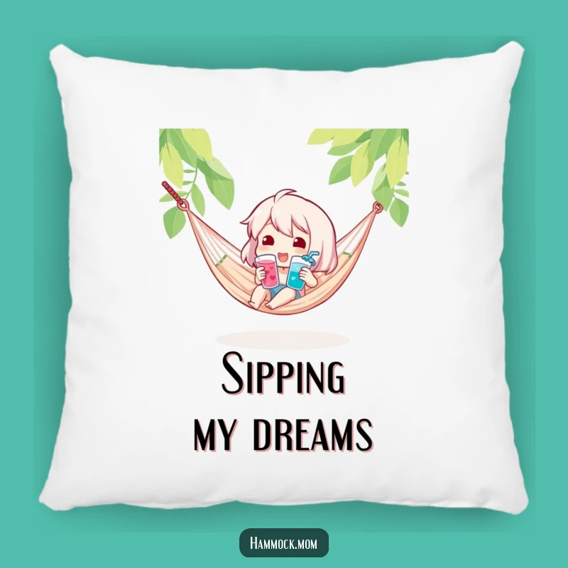 Funny Cool Drink Hammock Pillow: Cozy Comfort for Chill Moments