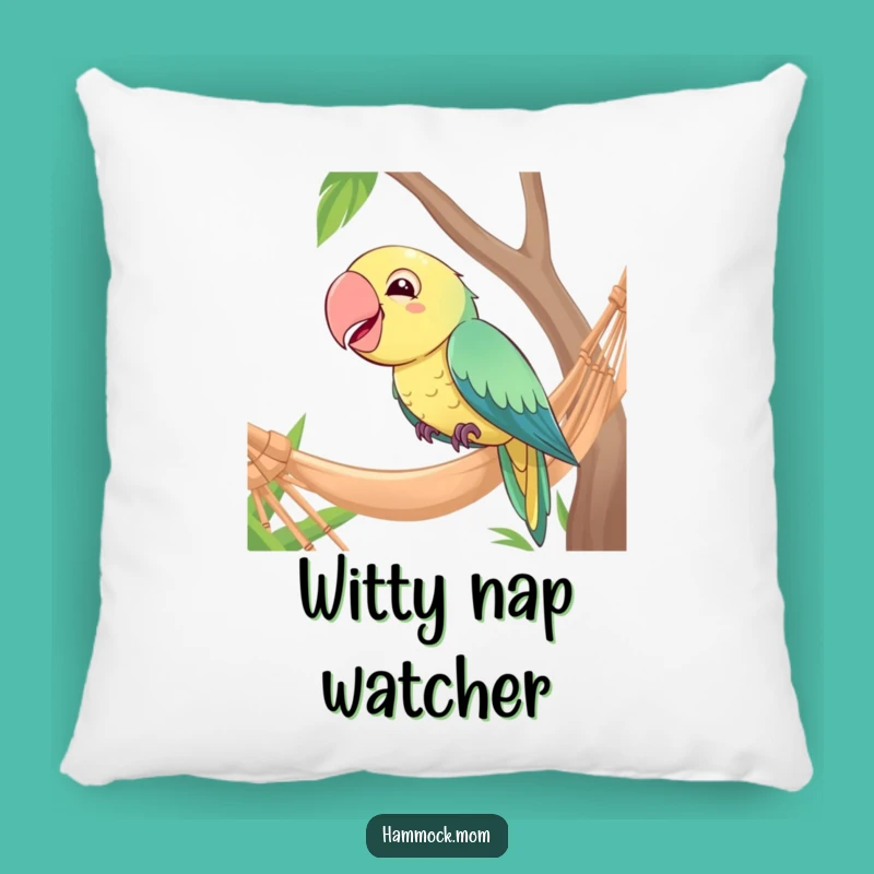 Cute Funny Parrot Hammock Pillow: Cozy Comfort with a Tropical Laugh