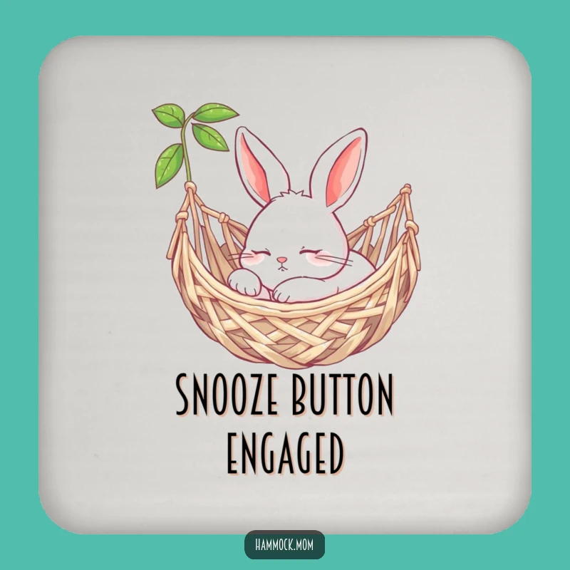 Funny Bunny Hammock Coasters: Peaceful Protection, Sweet Funny Gift