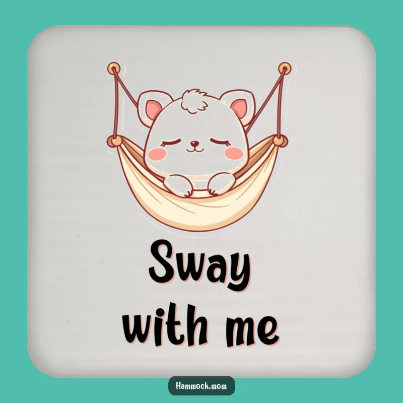 Funny Kawaii Hammock Animal Coaster: Gentle Sway, Small Gift