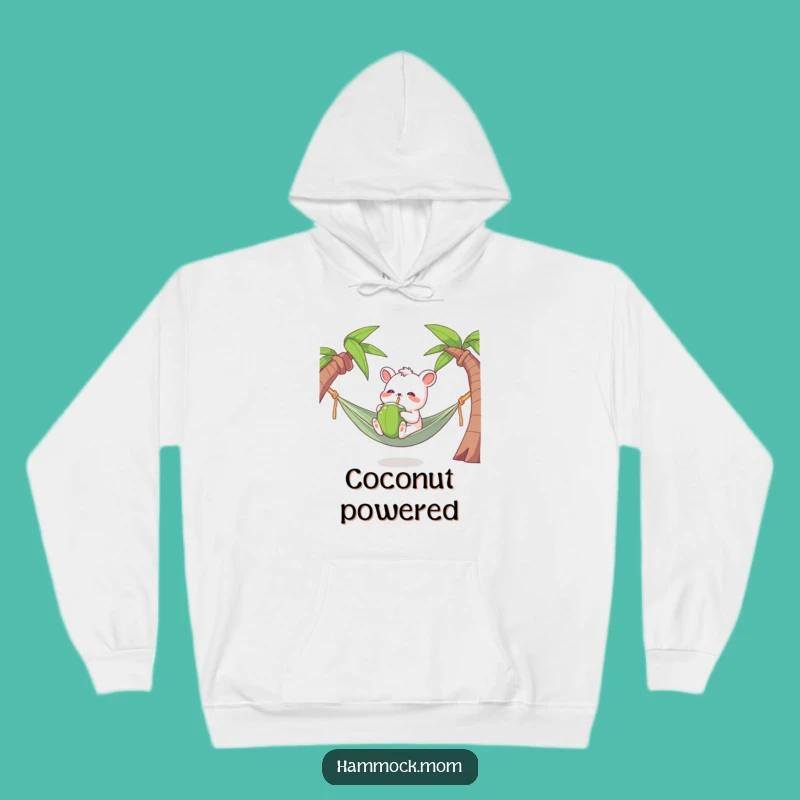 Cozy Funny Tropical Animal Hoodie: Coconut Cheers - Ultimate Vacation Gift