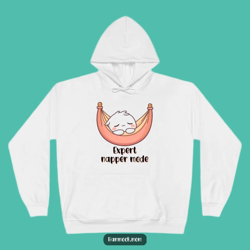 Funny Kawaii Hammock Character Hoodie - Cozy Sleepy Sensation Gift