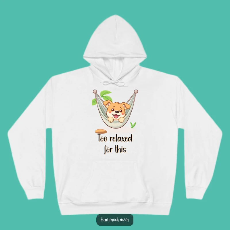Funny Dog Hammock Hoodie: Cozy & Amused Pup, Ideal Funny Gift for Dog Lovers