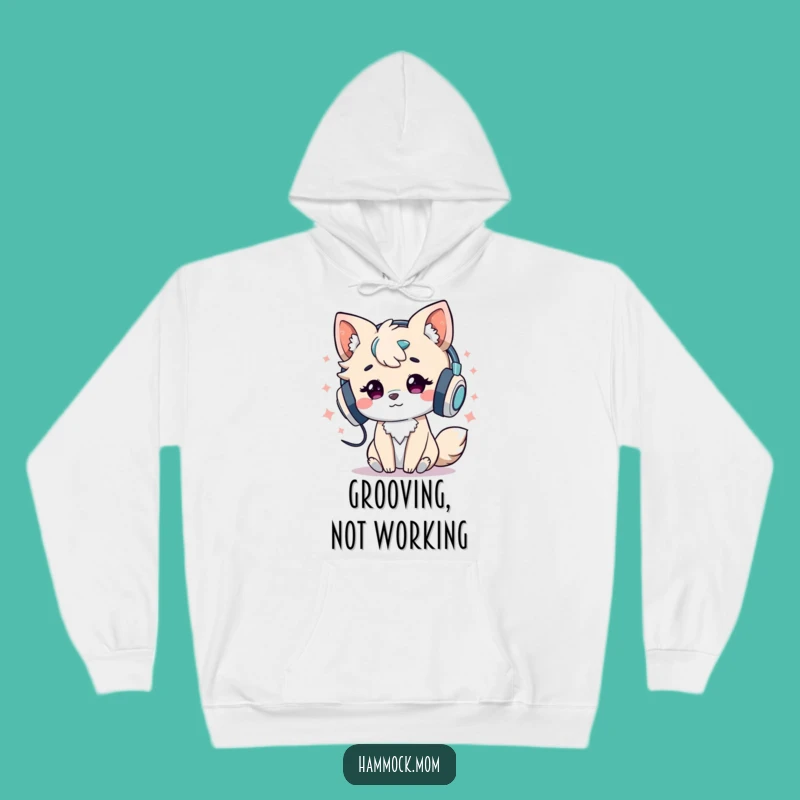 Funny Cozy Hoodie: Animal Jamming to Music, Ultimate Comfort Gift