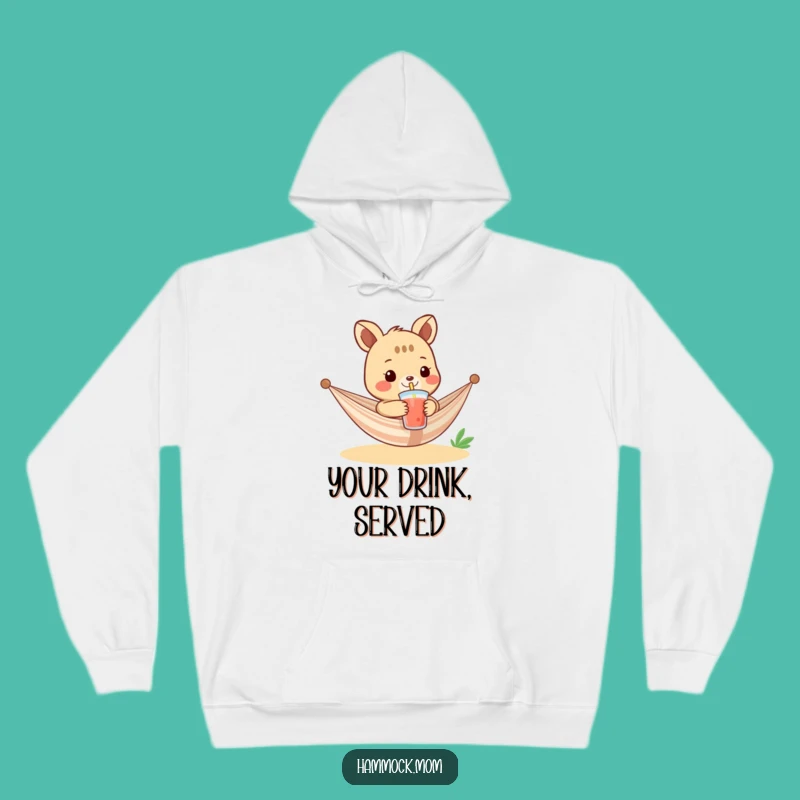 Funny Hammock Drink Hoodie: Cozy Comfort with a Cool Refreshment