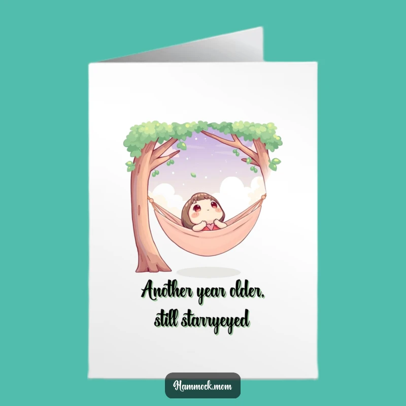 Cozy Hammock Birthday Card: Free Printable Dreamy Wishes for a Happy Day
