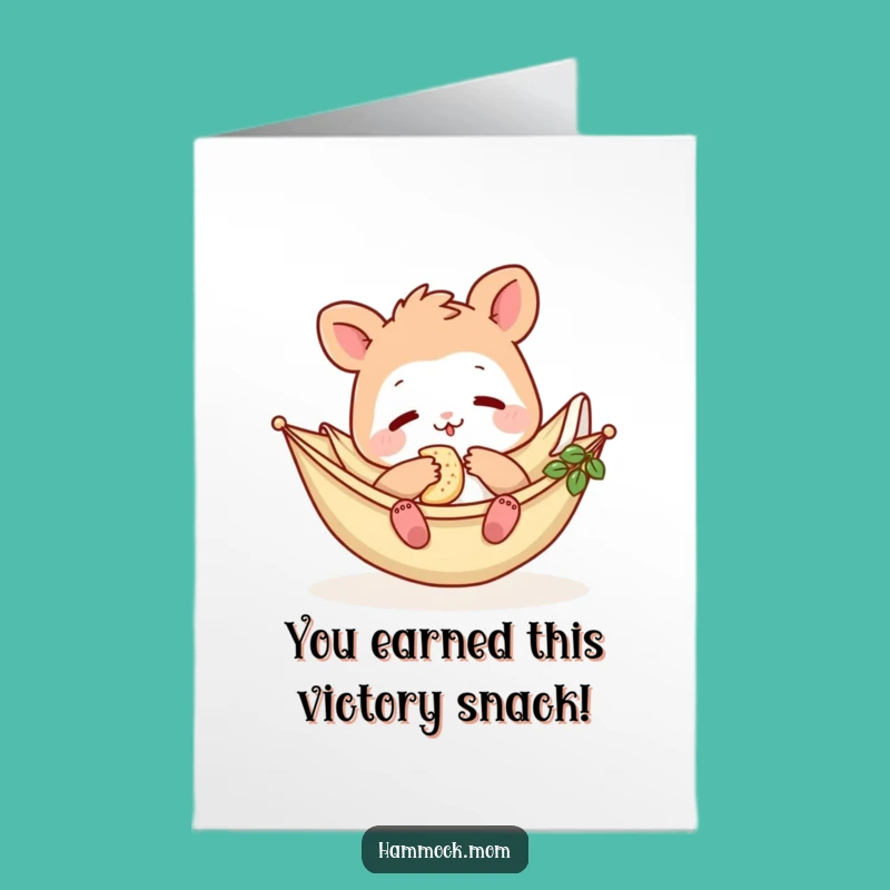 Free Printable Congrats Card: Relaxing Hammock Mom - Funny Downloadable