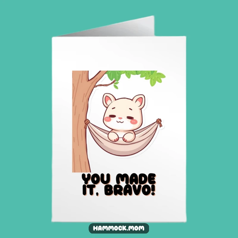 Free Printable Congrats Card: Thoughtful Hammock Mom - Funny Downloadable
