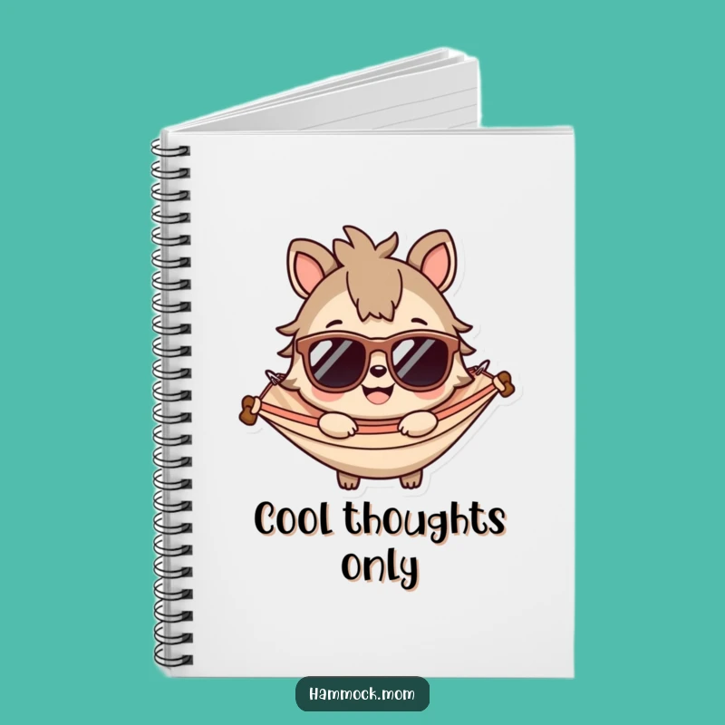 Funny Sunglasses Animal Notebook: Jot Down Ideas with Cool Confidence