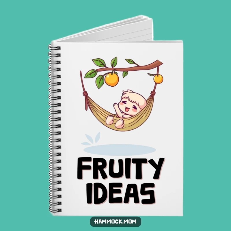 Funny Hammock Fruit Notebook: Character's Ideas Flow with a Humorous Note-Taking Gift