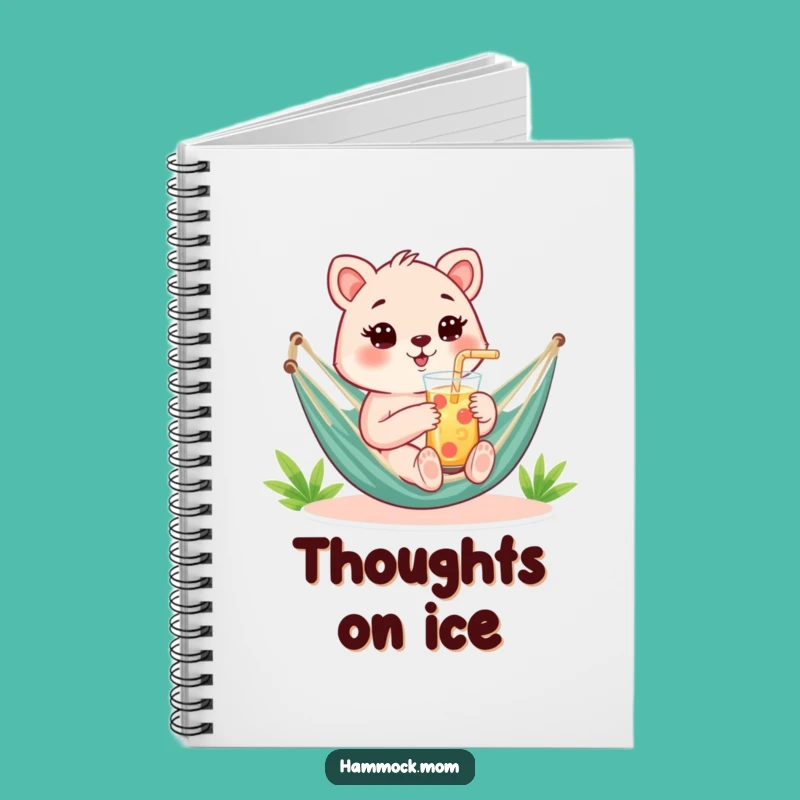 Funny Hammock Mom Animal Notebook - Cool Ideas, Creative Funny Gift