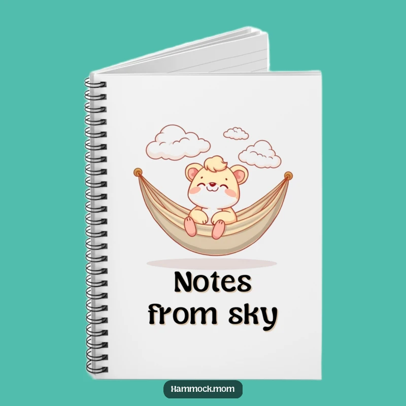 Funny Hammock Mom Animal Notebook - Dreamy Ideas, Creative Funny Gift