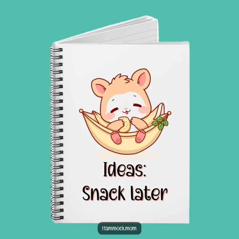 Funny Hammock Mom Animal Notebook: Snack & Jot, Hilarious Gift for Writers