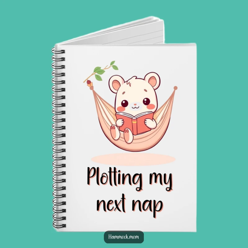 Funny Kawaii Hammock Animal Journal: Hilarious Notebook for Creative Thoughts and Relaxed Notes