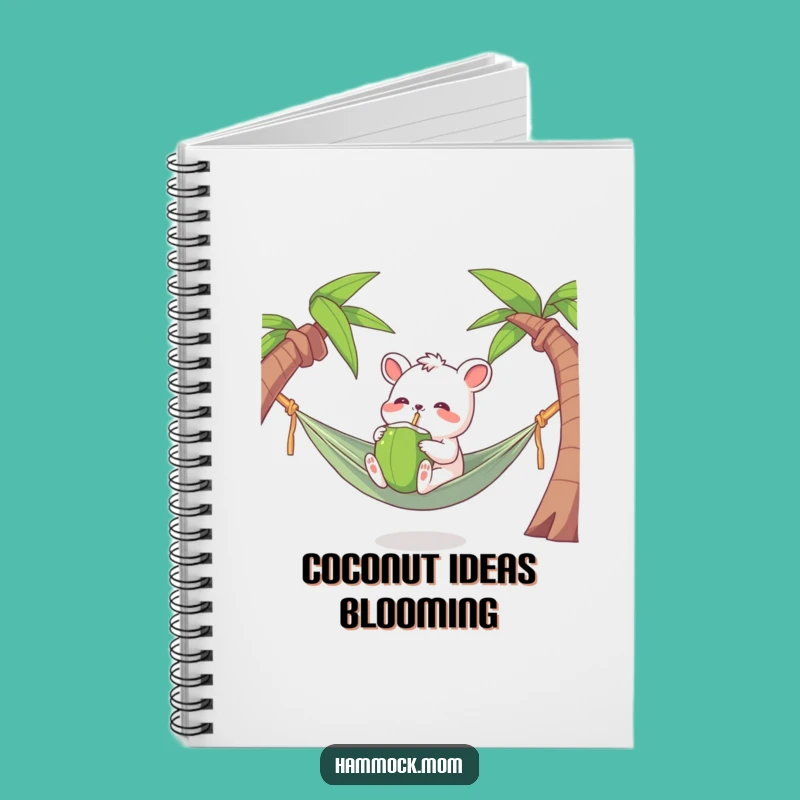 Funny Tropical Animal Notebook: Coconut Drink Notes - Fun Journal Gift