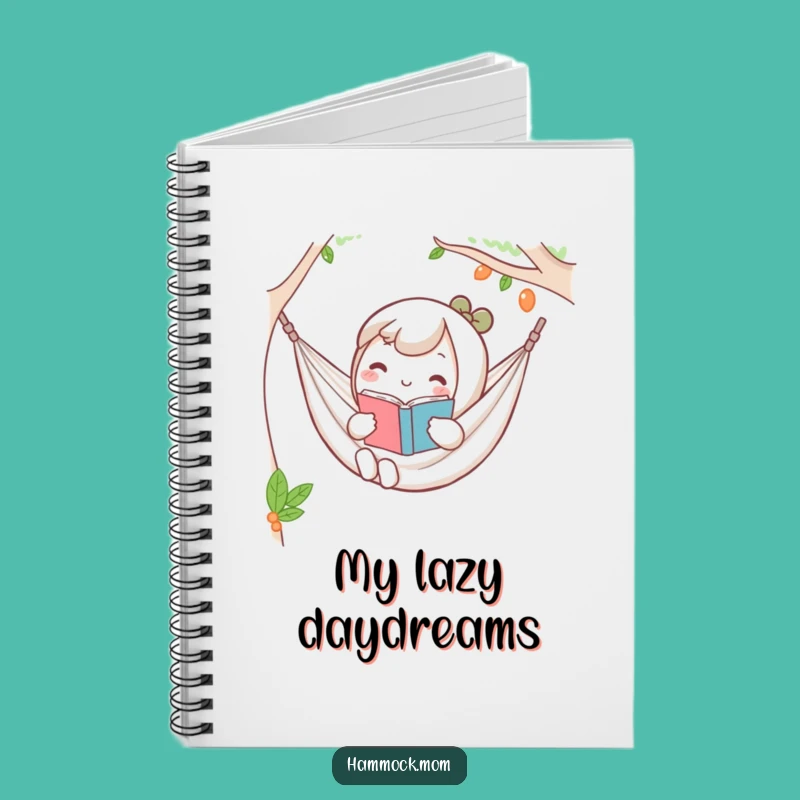 Funny Kawaii Hammock Notebook: Journaling Relaxed Character Gift