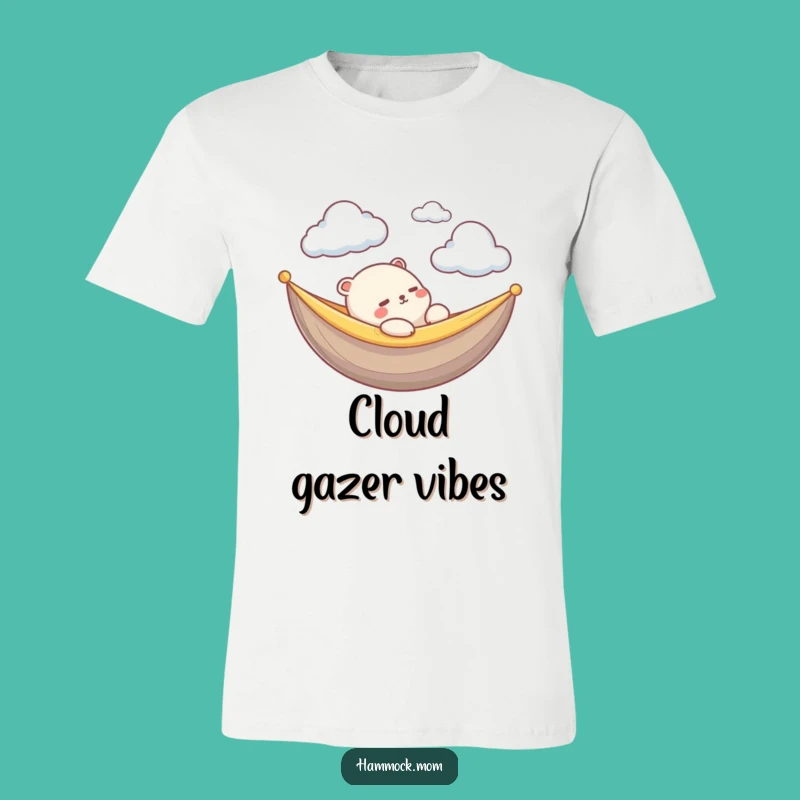 Funny Kawaii Cloud Animal T-Shirt: Peaceful Sky Watching, Ultimate Chill Gift!