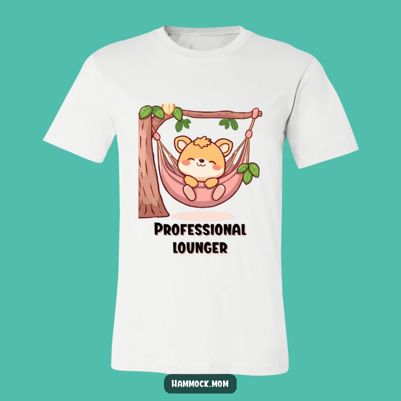 Funny Animal Hammock Bliss T-Shirt: Hilarious Gift for Ultimate Relaxation