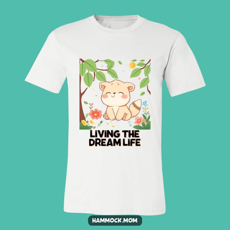Funny Dreaming Animal T-Shirt - Whimsical Nature Character Tee, Ideal Funny Gift for Dreamers!