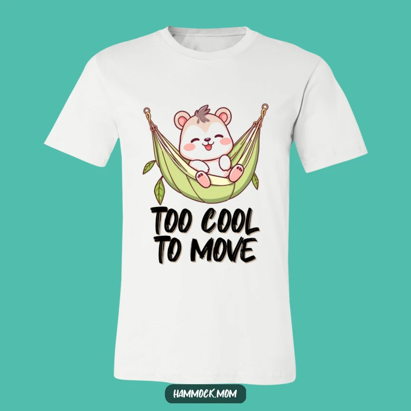 Funny Waving Hammock Tee - Lazy Animal Lover Gift!