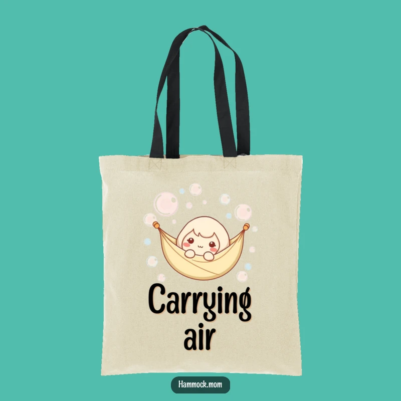Funny Kawaii Hammock Bubble Tote Bag - Zen Carryall Gift
