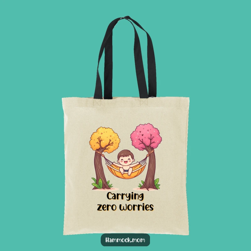 Funny Hammock Character Tote Bag - Gentle Sway Carry-All