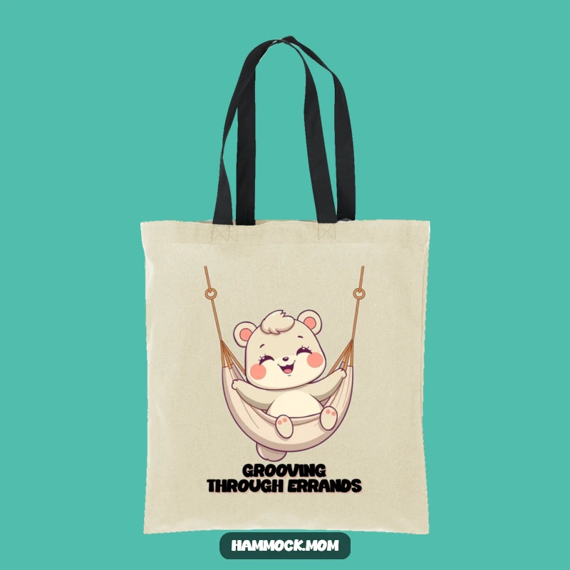 Funny Hammock Mom Animal Tote Bag - Swinging Style, Practical Funny Gift