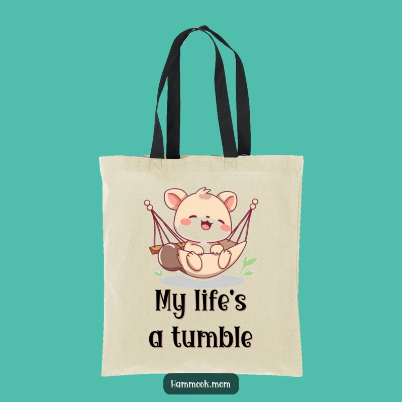 Funny Giggling Hammock Animal Tote Bag: Carry Your Joy Funny Gift
